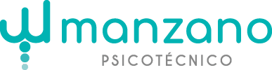 Logotipo psicotecnico manzano